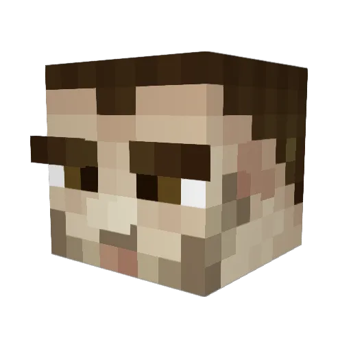 URIAN84 Minecraft avatar head, 3D render