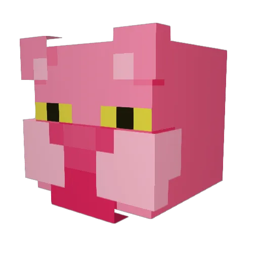URU_Gabriel Minecraft avatar head, 3D render