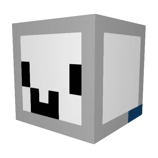 UR_IDK Minecraft avatar head, 3D render