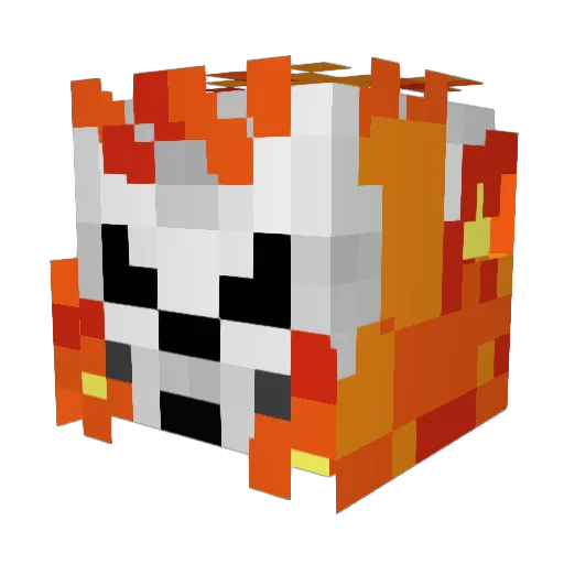 UReliminated Minecraft avatar head, 3D render