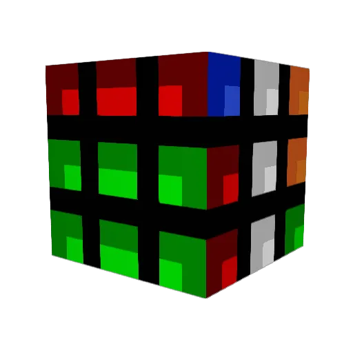 USBBFanGirl Minecraft avatar head, 3D render