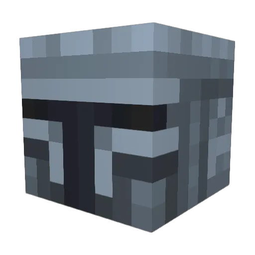 USBrock Minecraft avatar head, 3D render