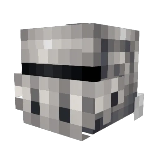 USGoldfinch Minecraft avatar head, 3D render