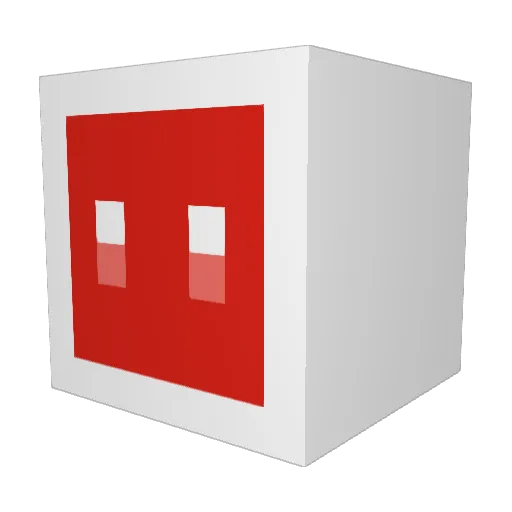 UTGXZ Minecraft avatar head, 3D render