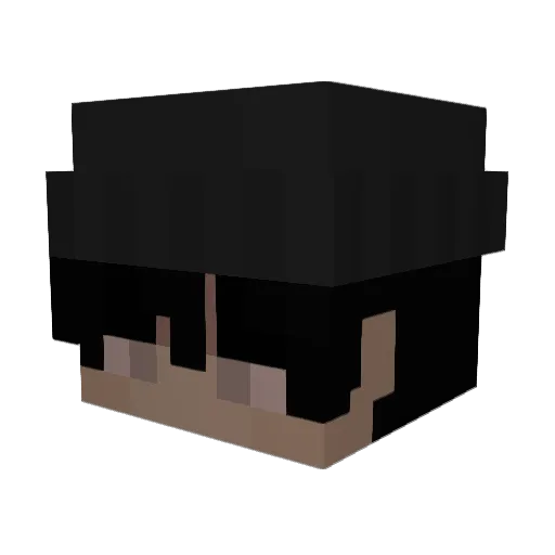 UTNG Minecraft avatar head, 3D render