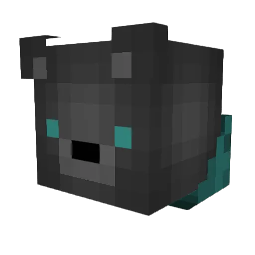 UTS_DUDE Minecraft avatar head, 3D render