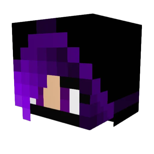 UV_Demon Minecraft avatar head, 3D render