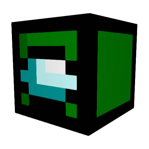 UWHobs Minecraft avatar head, 3D render