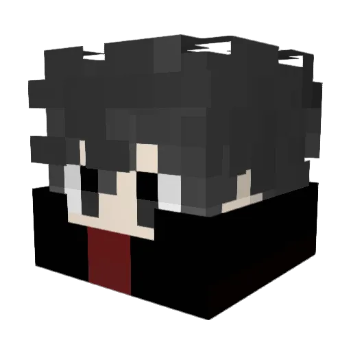 UYUYU0913 Minecraft avatar head, 3D render
