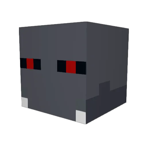 UZICYT Minecraft avatar head, 3D render