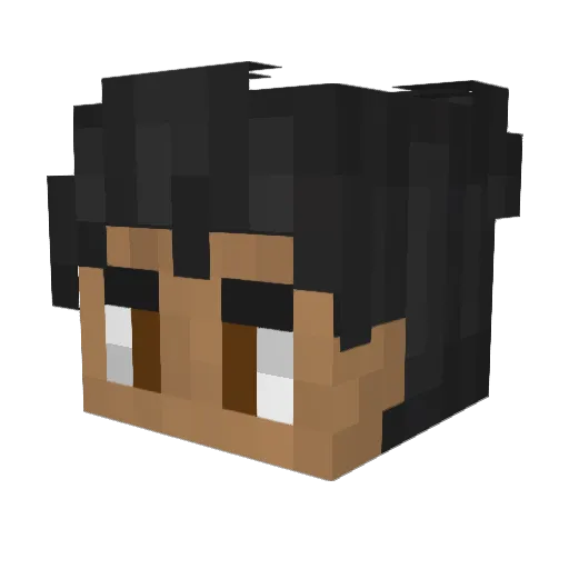 U_3mmarz Minecraft avatar head, 3D render