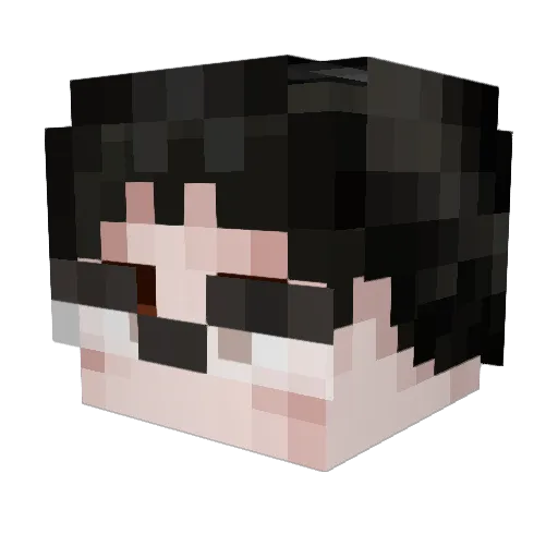 U_Lab Minecraft avatar head, 3D render