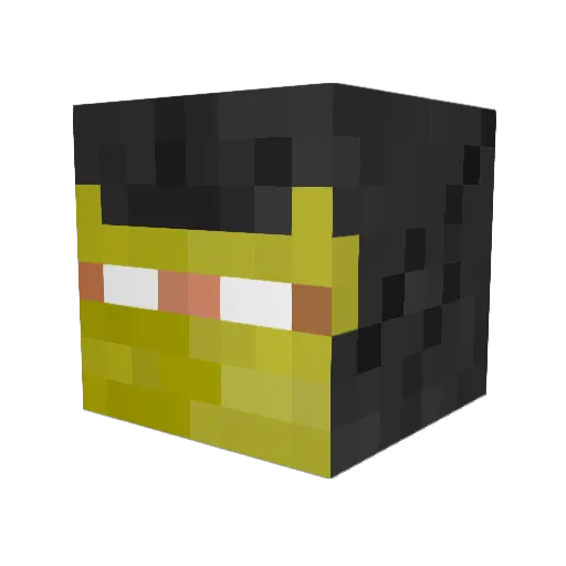 U_are_Terminated Minecraft avatar head, 3D render