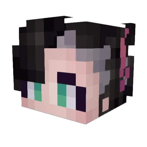 U_harvesttime Minecraft avatar head, 3D render