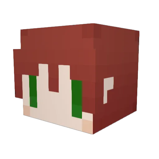 U_saka Minecraft avatar head, 3D render