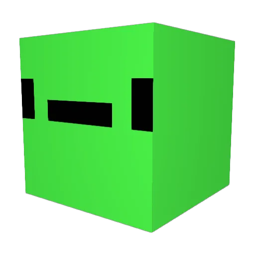 Uabri Minecraft avatar head, 3D render
