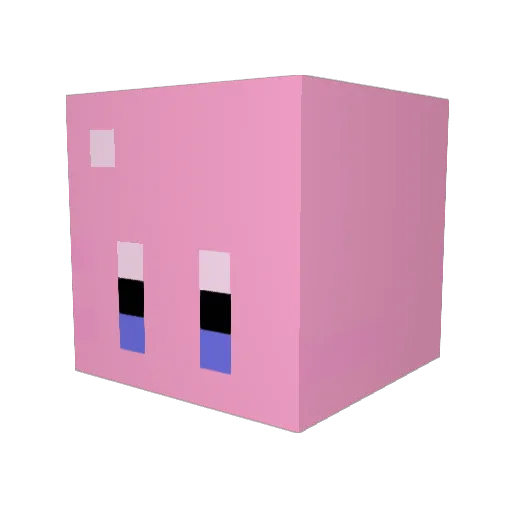 Ubdul_Hman Minecraft avatar head, 3D render