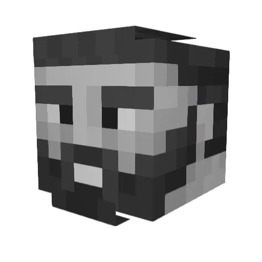 UberLord252 Minecraft avatar head, 3D render