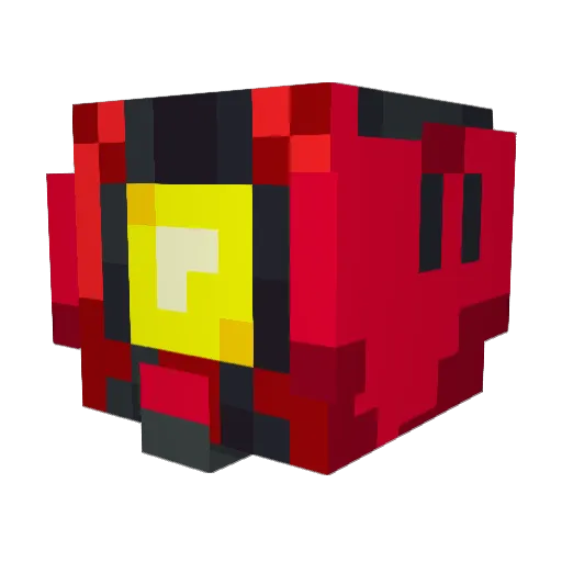 UberRanger Minecraft avatar head, 3D render