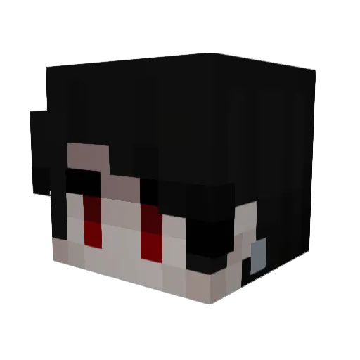 UberSnipes Minecraft avatar head, 3D render