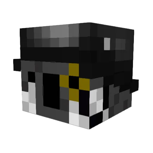 Uberkoala Minecraft avatar head, 3D render