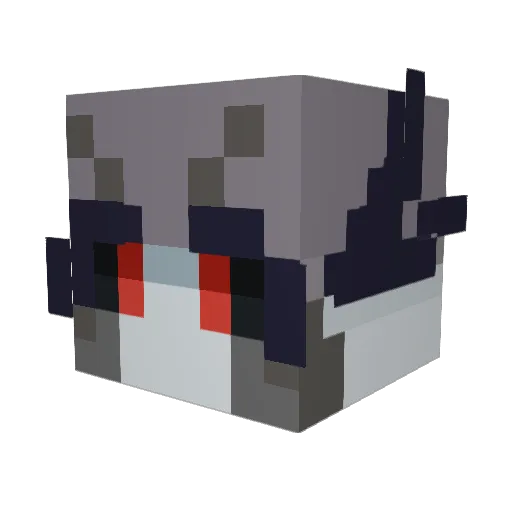 UbhTosta Minecraft avatar head, 3D render