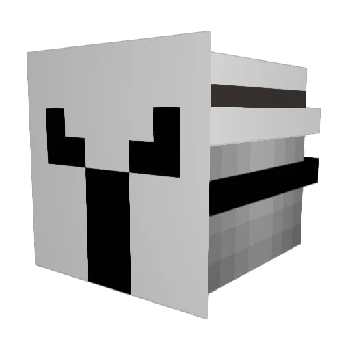 Ubruk3liiiqOG Minecraft avatar head, 3D render