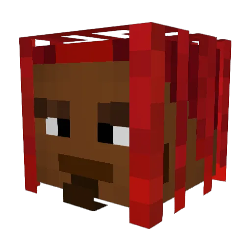 Ubugs Minecraft avatar head, 3D render
