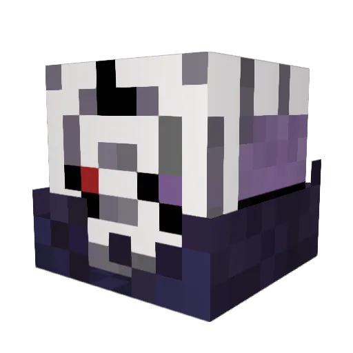 Uchiha_Hoang Minecraft avatar head, 3D render