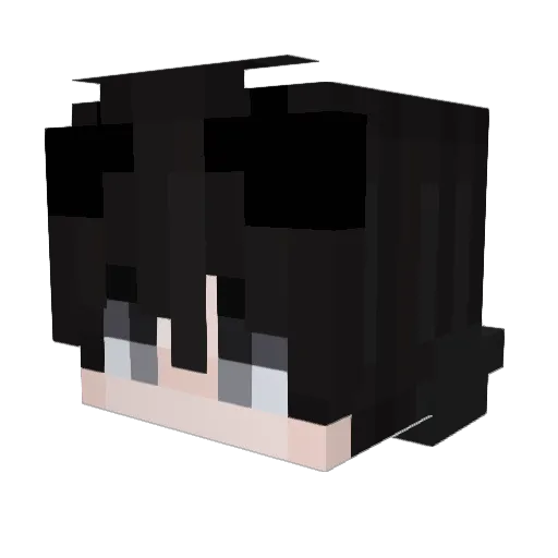 Uchiha_Sasuke223 Minecraft avatar head, 3D render