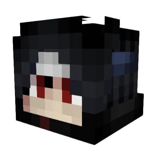 Uchiha_Vayne Minecraft avatar head, 3D render