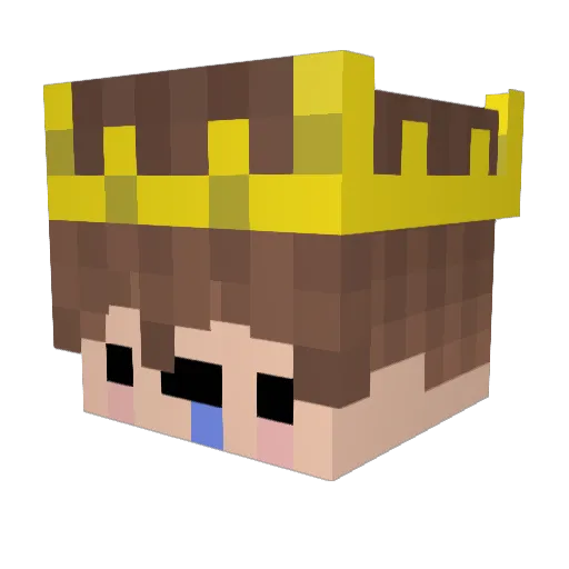 Uchiha_iCronix_ Minecraft avatar head, 3D render