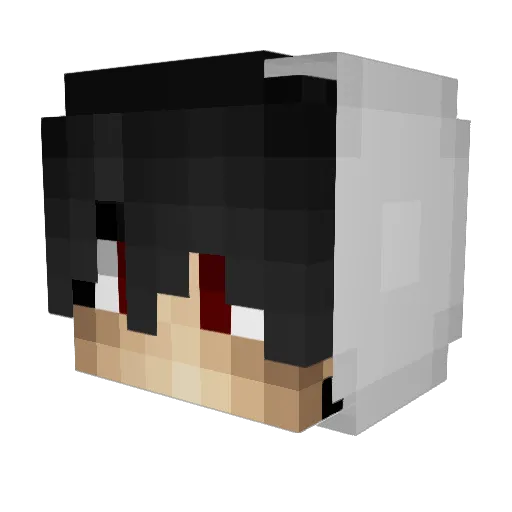 Ucros Minecraft avatar head, 3D render