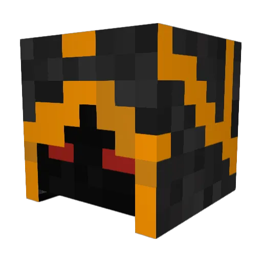 Ucrues Minecraft avatar head, 3D render