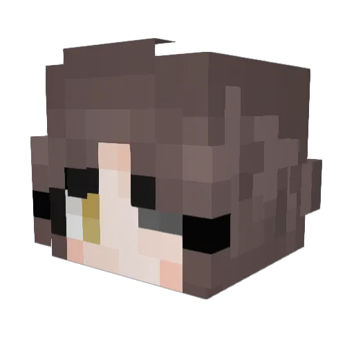 Ucy__ Minecraft avatar head, 3D render