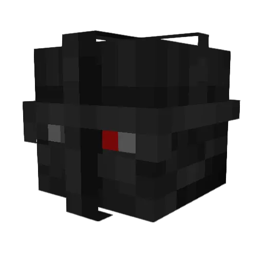 Udzai Minecraft avatar head, 3D render
