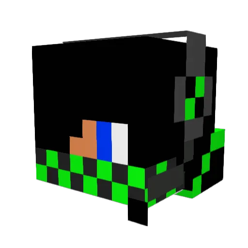 Uegsi Minecraft avatar head, 3D render
