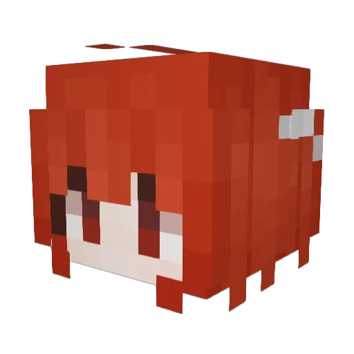 UesugiEriii Minecraft avatar head, 3D render