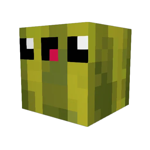Ufsen Minecraft avatar head, 3D render