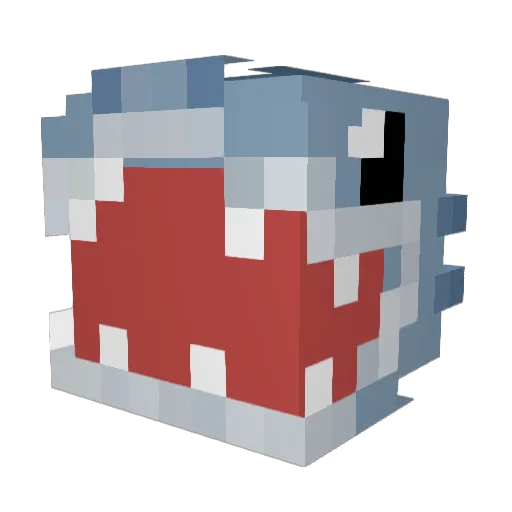 UgarnayGaz Minecraft avatar head, 3D render