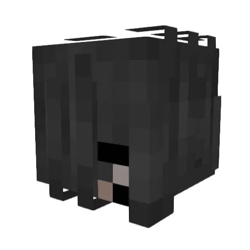 Ugat Minecraft avatar head, 3D render