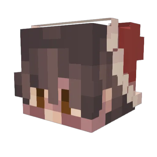 Uggernaut7 Minecraft avatar head, 3D render