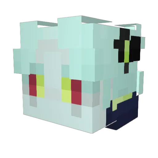 UggsReally Minecraft avatar head, 3D render