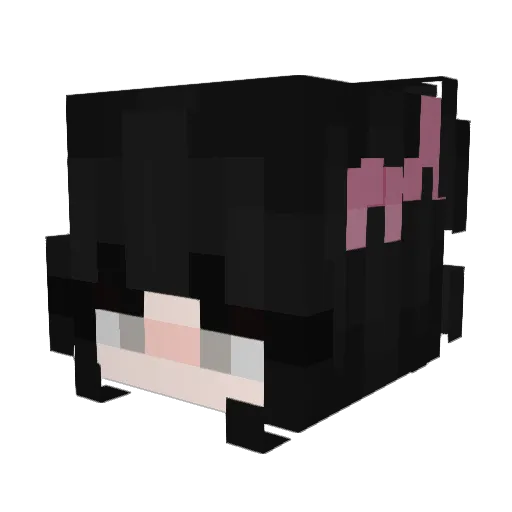 UghReally Minecraft avatar head, 3D render