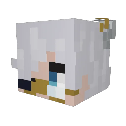 UglyChrismaSwetr Minecraft avatar head, 3D render