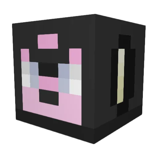 UglyDaMan Minecraft avatar head, 3D render