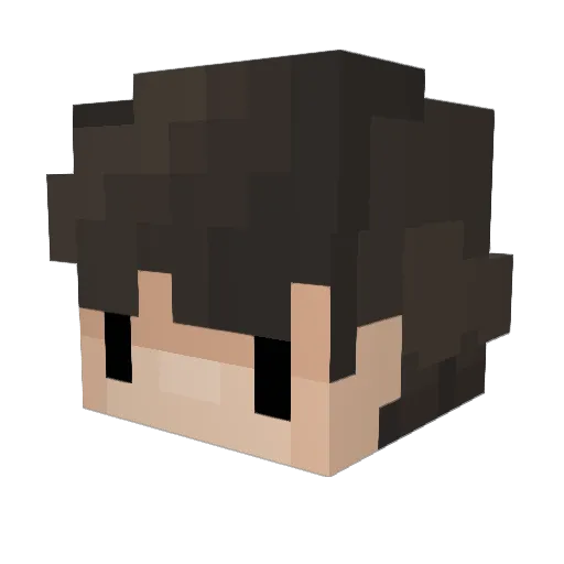 UglyLittleFlea Minecraft avatar head, 3D render