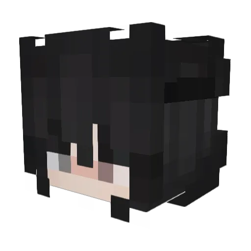 UglyPears Minecraft avatar head, 3D render