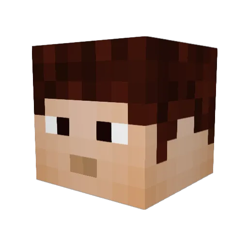 Ugly_Octopus Minecraft avatar head, 3D render