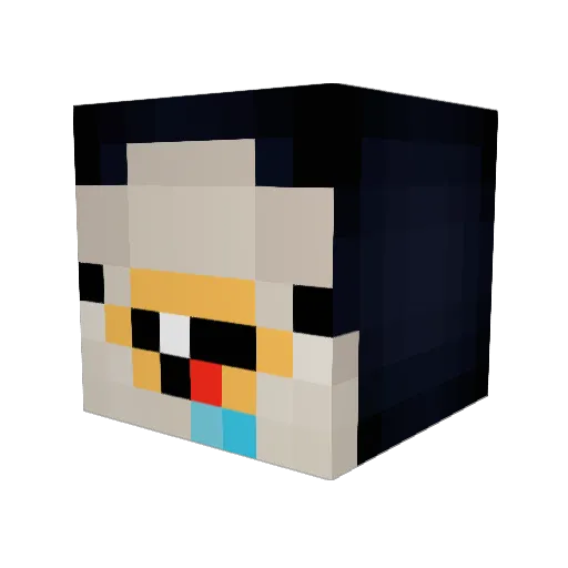 Ugly_Peguin Minecraft avatar head, 3D render